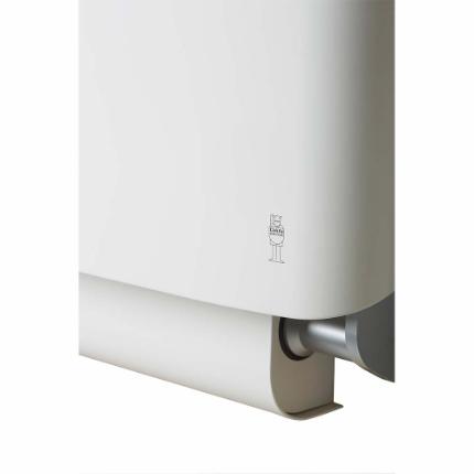 3220-Björk baby changing station white coated with safety strap